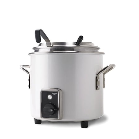 VollrathÂ Retro Stock Pot Kettle Rethermalizer,, 11 Quart, Pearl White Finish